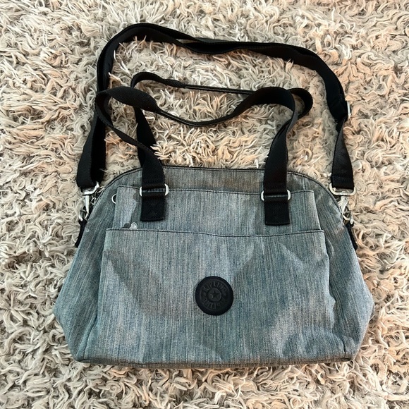 Kipling Bags Kipling Felicity Indigo Chambray Double Handle